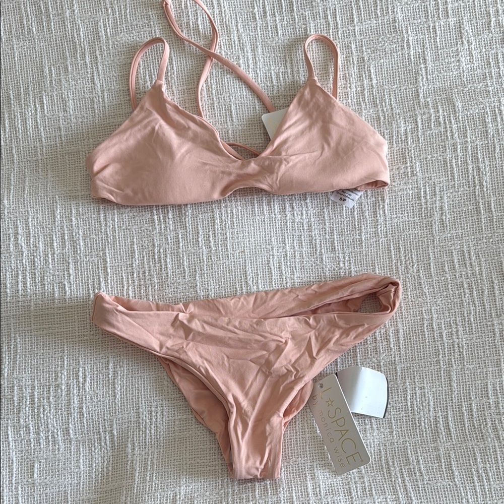 L*Space Bikini Set in Soft Peach